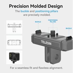 Telesin Quick Release Mount Magnetic Metal For GoPro 13