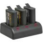Jupio Value Pk 2X Enduro Battery GoPro HERO 131900mAh + Compact USB Triple Charg