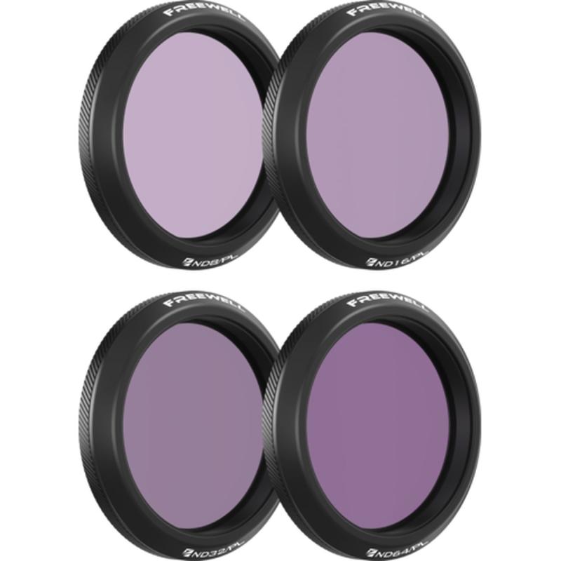 Freewell Osmo Action 5 Pro Filters - Bright DAY-4pack