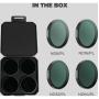 Freewell Osmo Action 6 Filters - Bright DAY-4pack