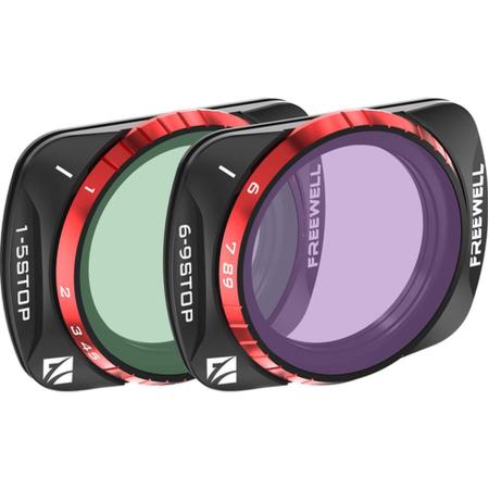 Freewell Osmo Pocket 3 Variable ND 1-5 Stop 6-9 Stop Filters - 2pack