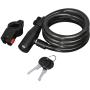Hama Fiets-Spiraalkabelslot 120cm Black