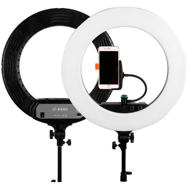 Caruba Round Vlogger LED Set w/ Bag - Black
