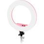 Caruba Round Vlogger LED Set w/ Bag - Pink