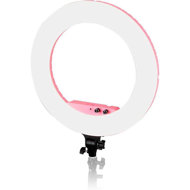 Caruba Round Vlogger LED Set w/ Bag - Pink
