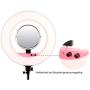 Caruba Round Vlogger LED Set w/ Bag - Pink