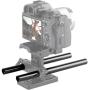 SmallRig 1051 2pcs 15mm BK Almnm Alloy Rod(M12 20cm) 8inch
