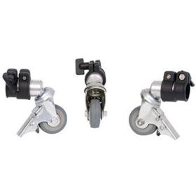 Falcon Eyes Zwenkwielen PCA-25M 3st 25 mm