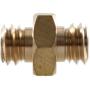 StudioKing Spigot Verloopnippel MC-1060A 3/8&amp;quot; Male 3/8&amp;quot; Male