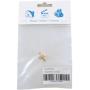 StudioKing Spigot Verloopnippel MC-1060B 1/4 Male 1/4 Male