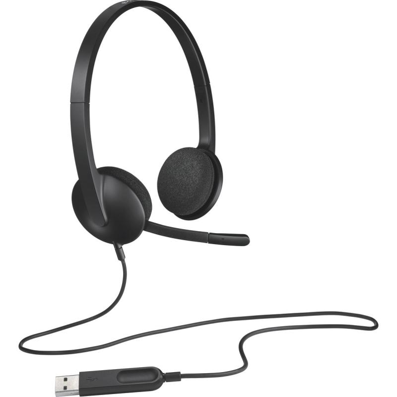 Logitech H340 Stereofonisch Hoofdband Black Headphone