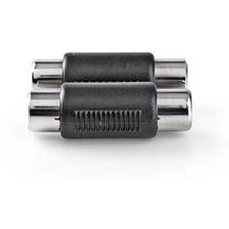 Nedis Stereo-Audio Adapter 2X RCA F-2X RCA F BK