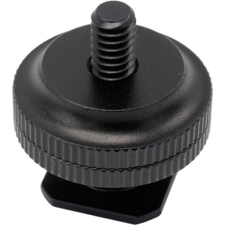Caruba Hot Shoe Adapter Uni Hot Shoe &amp;gt; 1/4&amp;quot; Male (w/ Spacer)