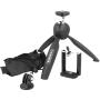 Caruba ORBIT15 Ministatief w/ Phoneholder &amp;amp; GoPro Holder