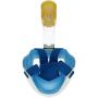 Caruba Fullface Snorkelmask Dual Air Det.+actioncamm BL S/M