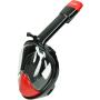 Caruba Fullface Snorkelmask Pro Long+actioncamm Bk+red S/M