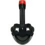 Caruba Fullface Snorkelmask Pro Long+actioncamm Bk+red S/M
