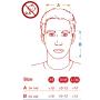 Caruba Fullface Snorkelmask SW Foldable+actioncamm BL L/XL