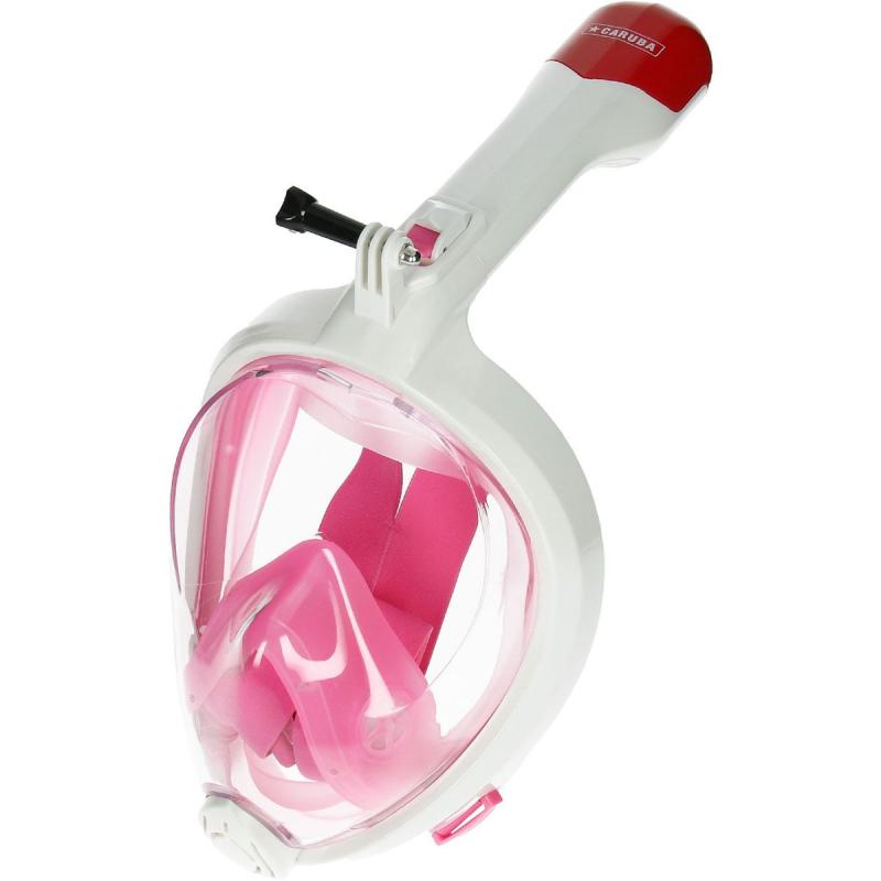 Caruba Fullface Snorkelmask SW Foldable+actioncamm PK L/XL