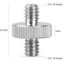 SmallRig 828 Double Head Stud w/ 1/4&amp;quot;&amp;quot; To 1/4&amp;quot;&amp;quot; Thread