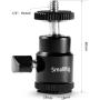 SmallRig 761 1/4&amp;quot;&amp;quot; Camera Hot Shoe Mount w/ Add 1/4&amp;quot;&amp;quot; Screw