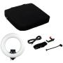 Caruba Round Vlogger 12 inch LED Set w/ Bag - Black