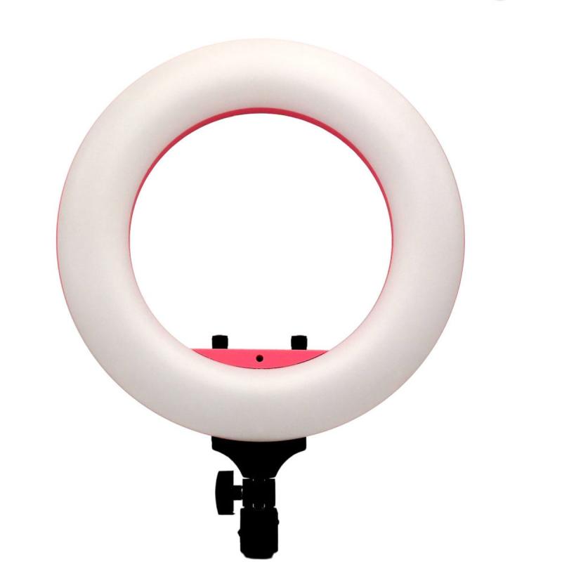 Caruba Round Vlogger 12 inch LED Set w/ Bag - Pink