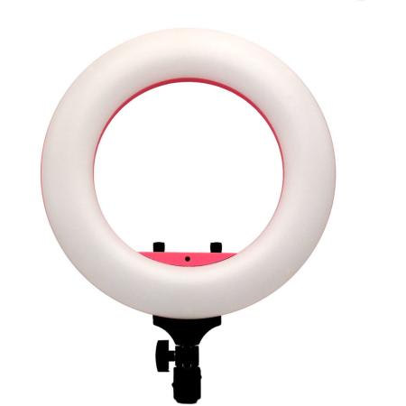 Caruba Round Vlogger 12 inch LED Set w/ Bag - Pink