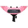 Caruba Round Vlogger 12 inch LED Set w/ Bag - Pink