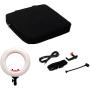 Caruba Round Vlogger 12 inch LED Set w/ Bag - Pink