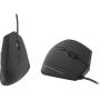 TnB Ergo Line Vertica Ergonomic Wired Mouse - Black