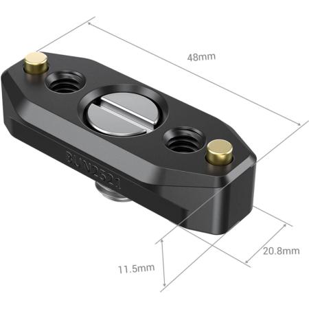 SmallRig 2521 Nato Rail w/ ARRI Locating Screw 48mm