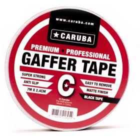 Caruba Gaffer Tape Nano Roll 7MTR X 2.4cm Black