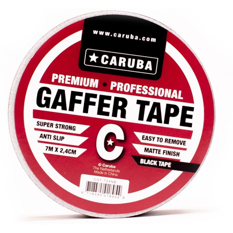 Caruba Gaffer Tape Nano Roll 7MTR X 2.4cm Black