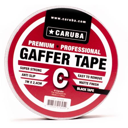 Caruba Gaffer Tape Nano Roll 7MTR X 2.4cm Black