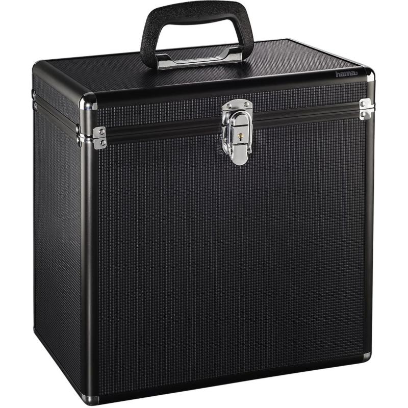 Hama LP Case 50 Alu-Look Black
