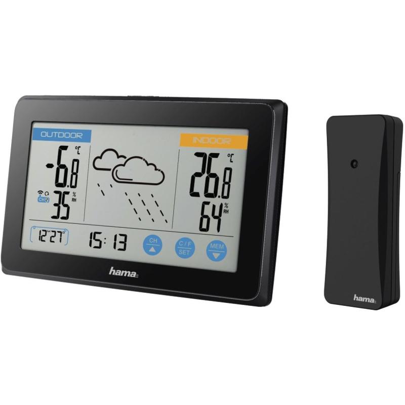 Hama Weather Station Touchblack