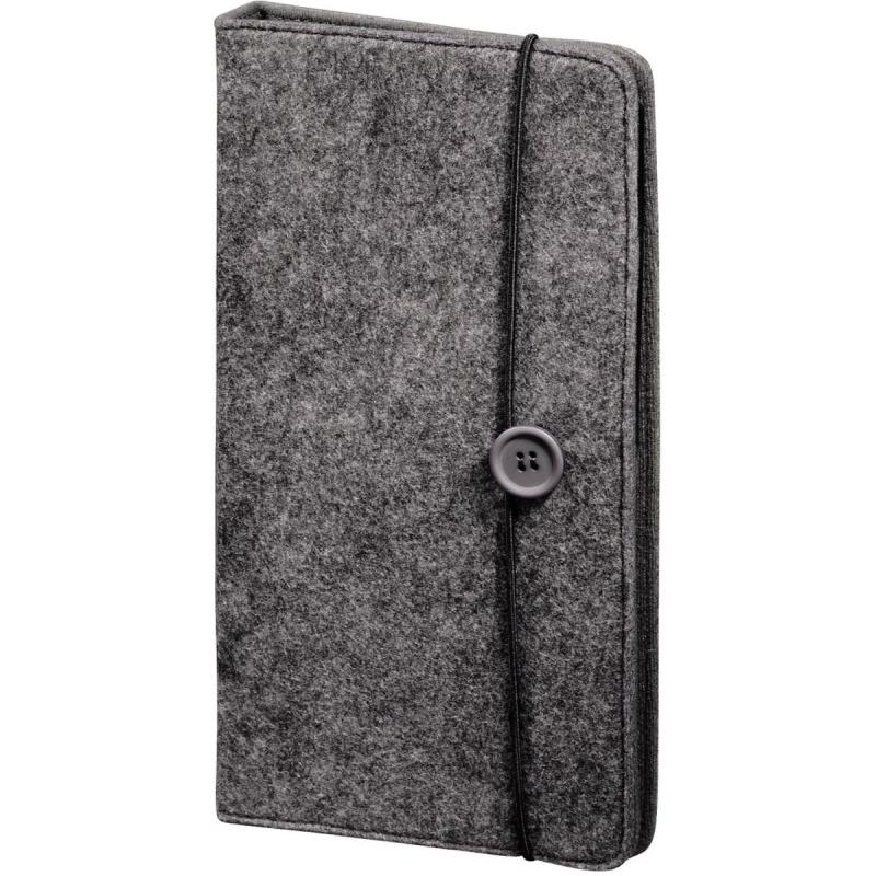 Hama CD/DVD Wallet Vilt 48 Pieces Grey