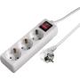 Hama Power Strip 3 Fold w/ Switch 5 Meter White