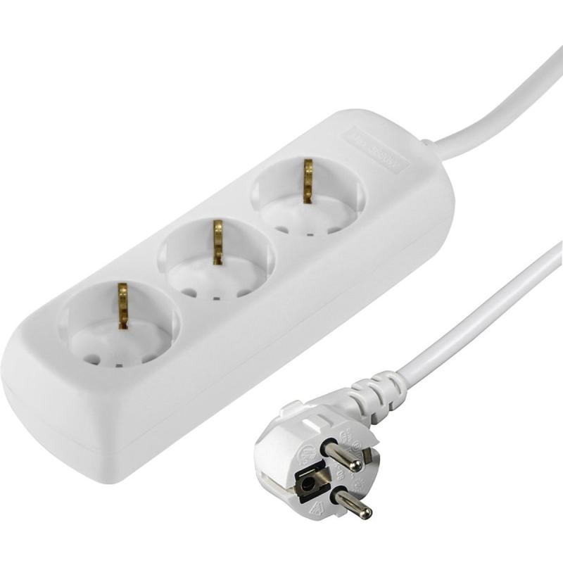 Hama Power Strip 3 Fold 5 Meter White