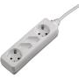 Hama Power Strip 4 Fold 2 Euro - 2 Shuko 1.4METER