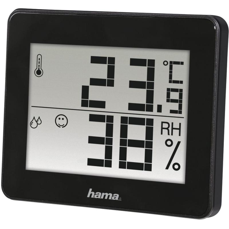 Hama Thermo/Hygrometer TH-130 Black