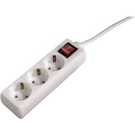 Hama Power Strip 3 Fold w/ Switch 3 Meter Cable