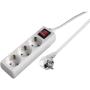Hama Power Strip 3 Fold w/ Switch 3 Meter Cable