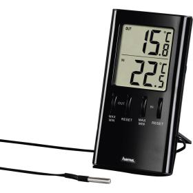 Hama LCD-Thermometer T-350 Black