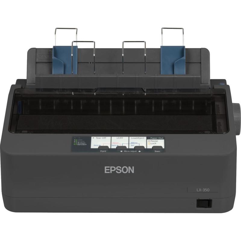 Epson LX-350 9 Pin Dot Matrix Printer USB 2.0 1/4 Colanders