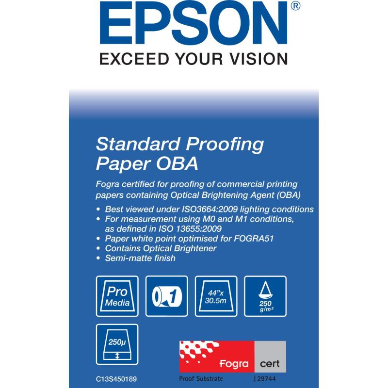 Epson Stand Proof Pap Oba 44 X 30.5 M