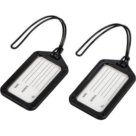 Hama Travel Naamkaartjes For Bagage 2 Pieces Black