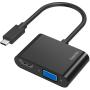 Hama Video-Adapter 2IN1 USB-C-Plug-VGA &amp;amp; HDMI UltraHD 4K