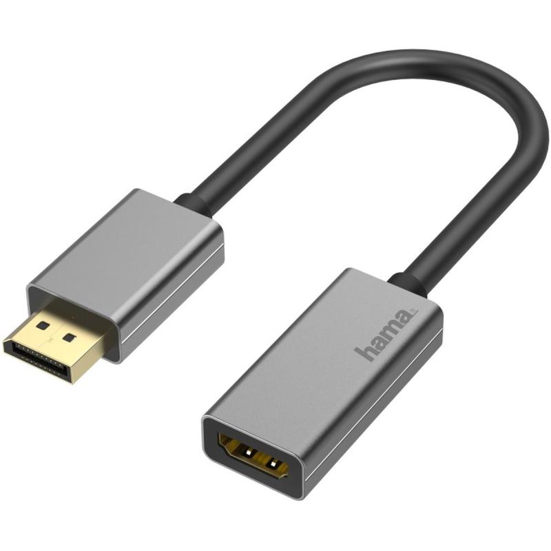 Hama Video-Adapter DisplayPort-Plug-HDMIO UltraHD 4K@60Hz A